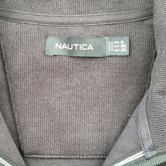 NWT! NAUTICA Men's Windward Half Zip Sweater (XL) - Picture 2 of 6